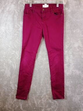 Forever 21 Deep Magenta Skinny Jeans